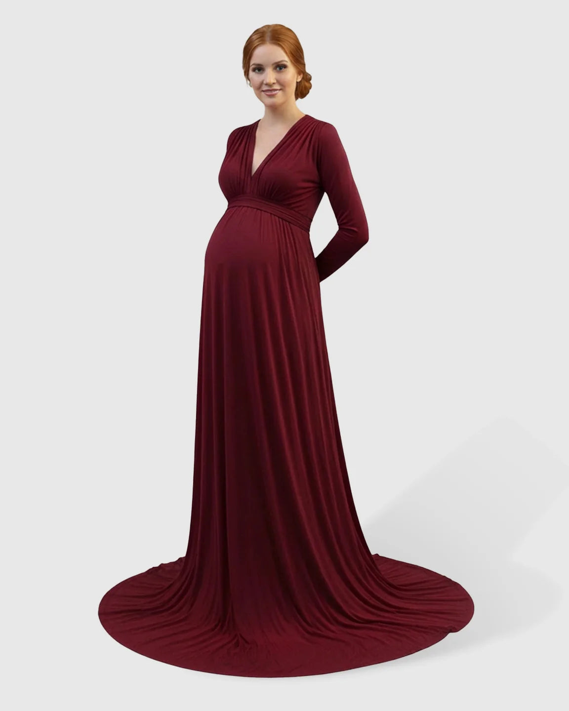 Bump Society – The Comfort Collection: Empire Waist Romantic Style Maternity Photography Gown