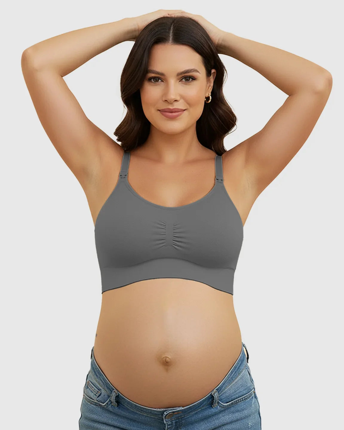 The Nursing Collection: Wireless Front-Closure Maternity Nursing Bra