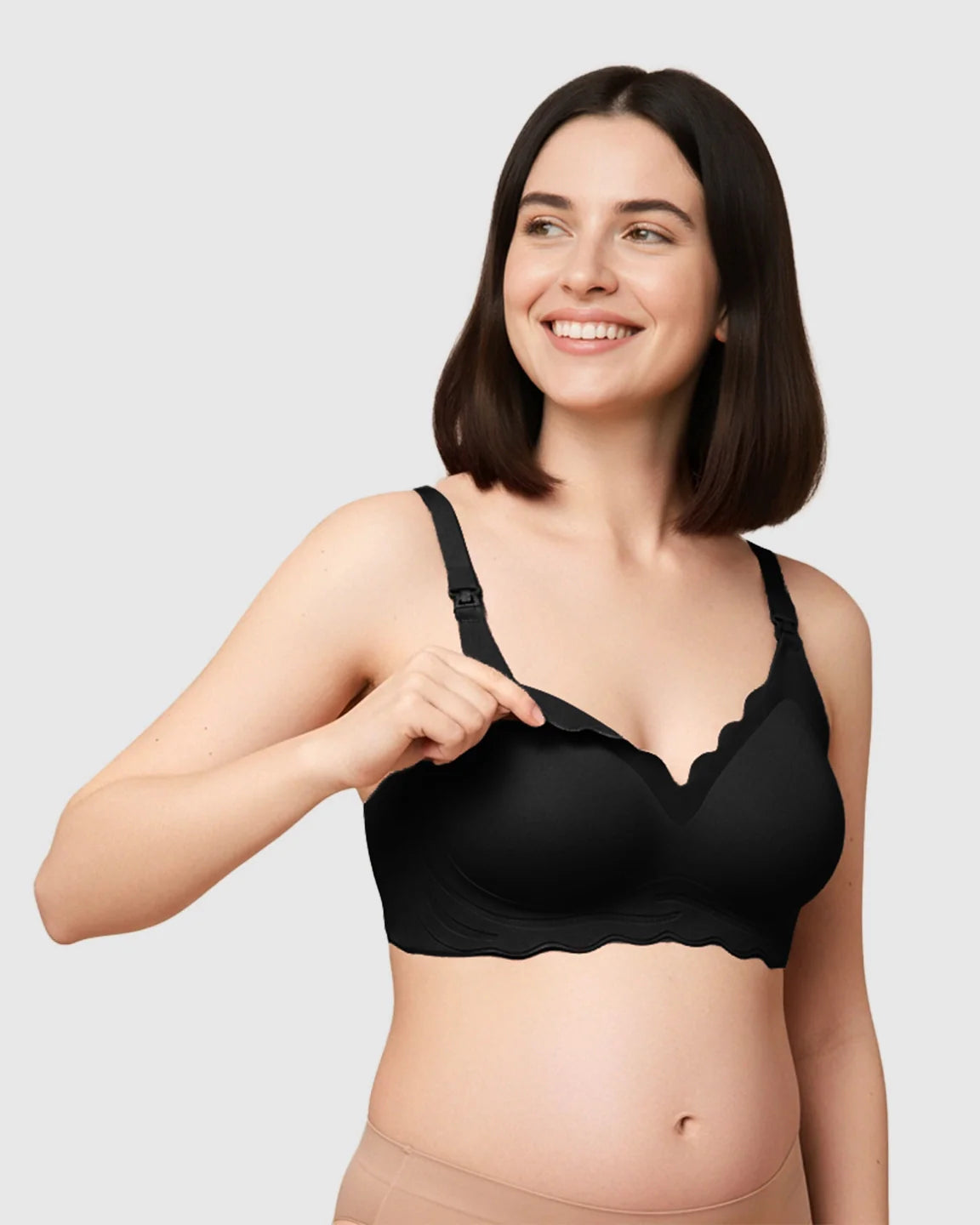 Bump Society – The Nursing Collection: Wireless Front Open Nursing Bra