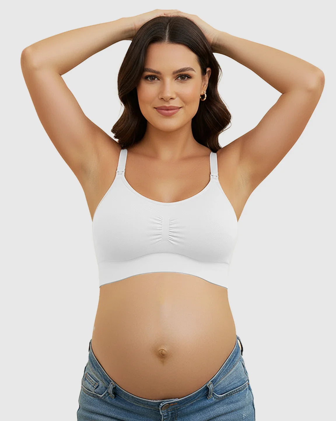 The Nursing Collection: Wireless Front-Closure Maternity Nursing Bra