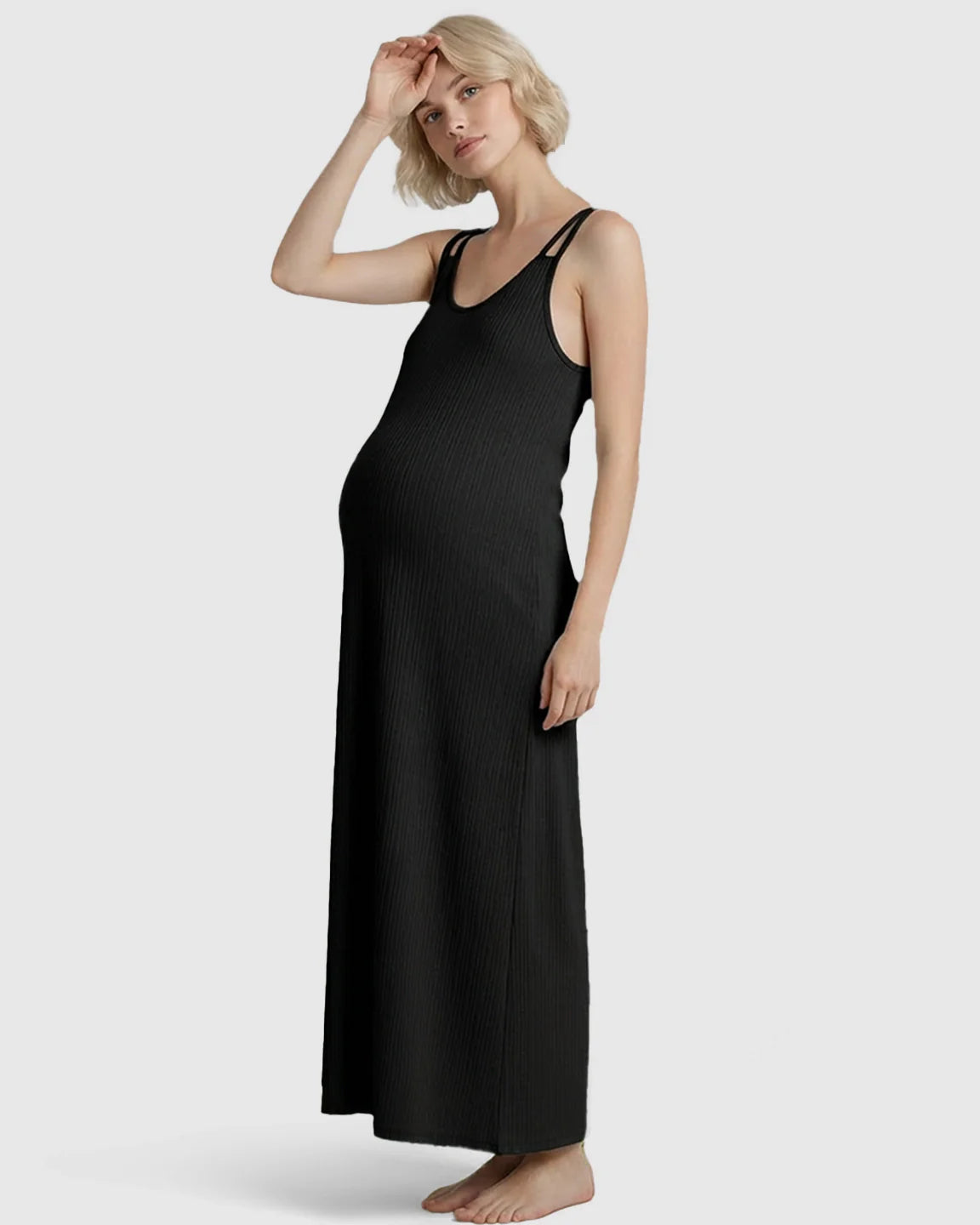 Bump Society – The Comfort Collection: Double Shoulder Straps Everyday Maternity Dress