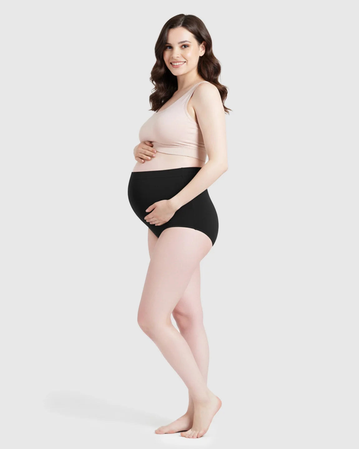 Bump Society – The Comfort Collection: Soft Seamless High Waist Maternity Panties