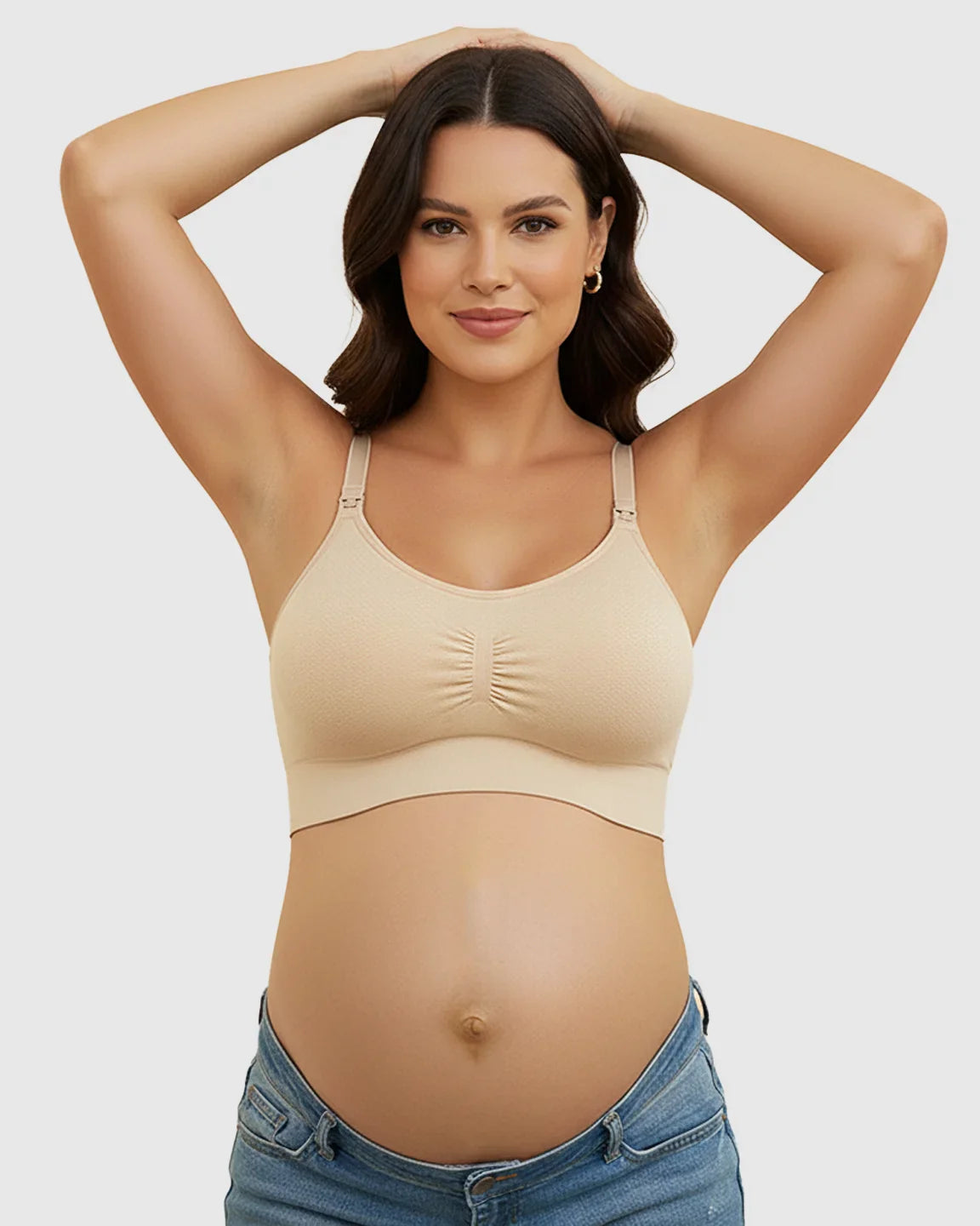 The Nursing Collection: Wireless Front-Closure Maternity Nursing Bra