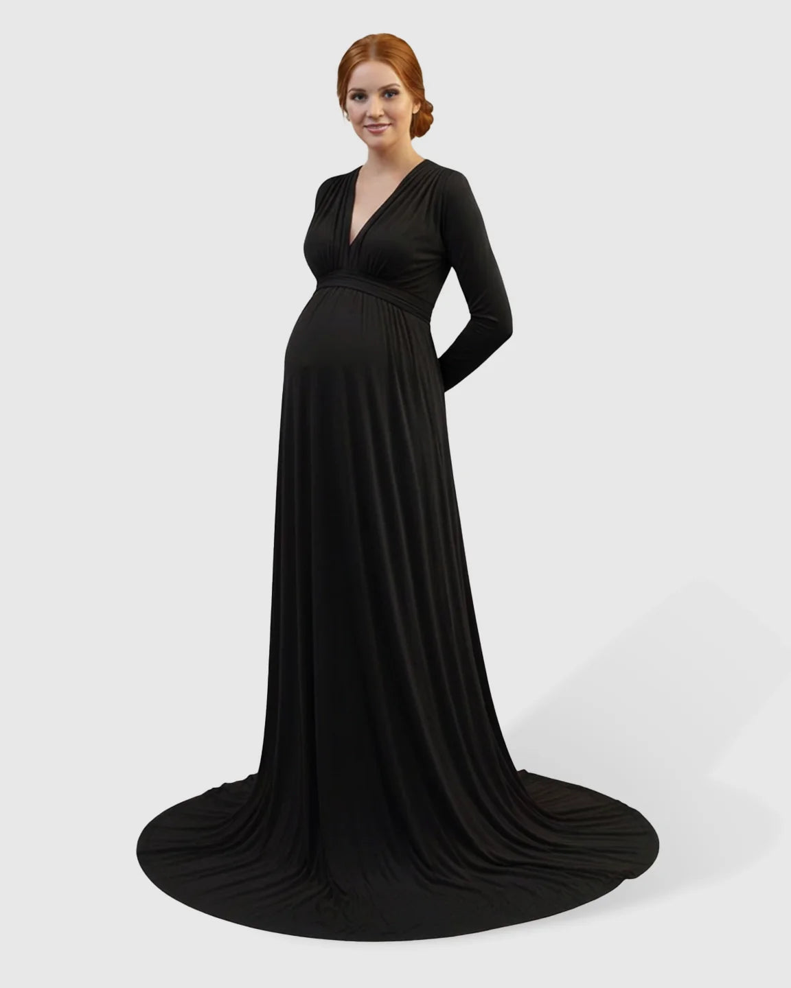 Bump Society – The Comfort Collection: Empire Waist Romantic Style Maternity Photography Gown