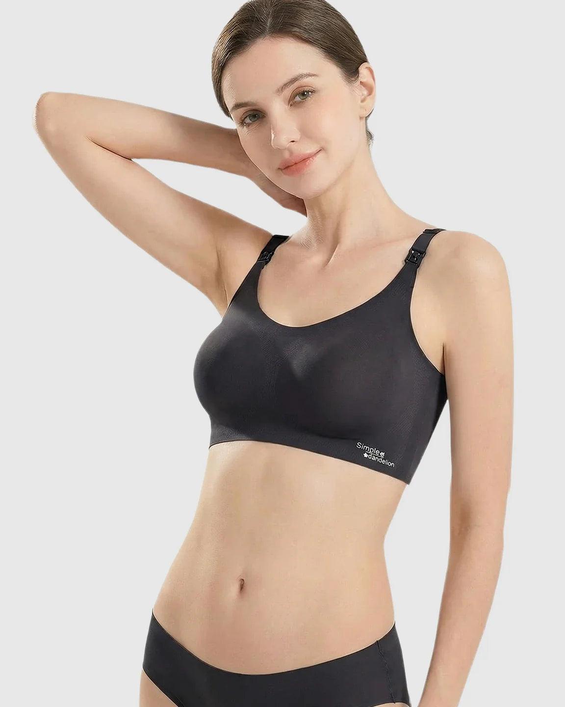 Bump Society – The Nursing Collection: Clip-Down Straps Contoured Nursing Bra