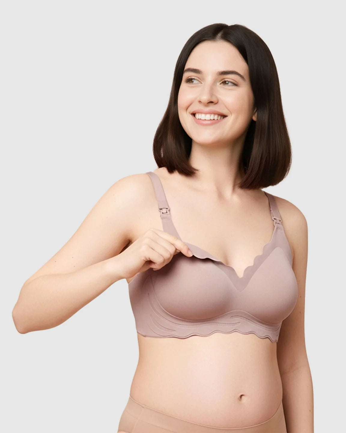 Bump Society – The Nursing Collection: Wireless Front Open Nursing Bra