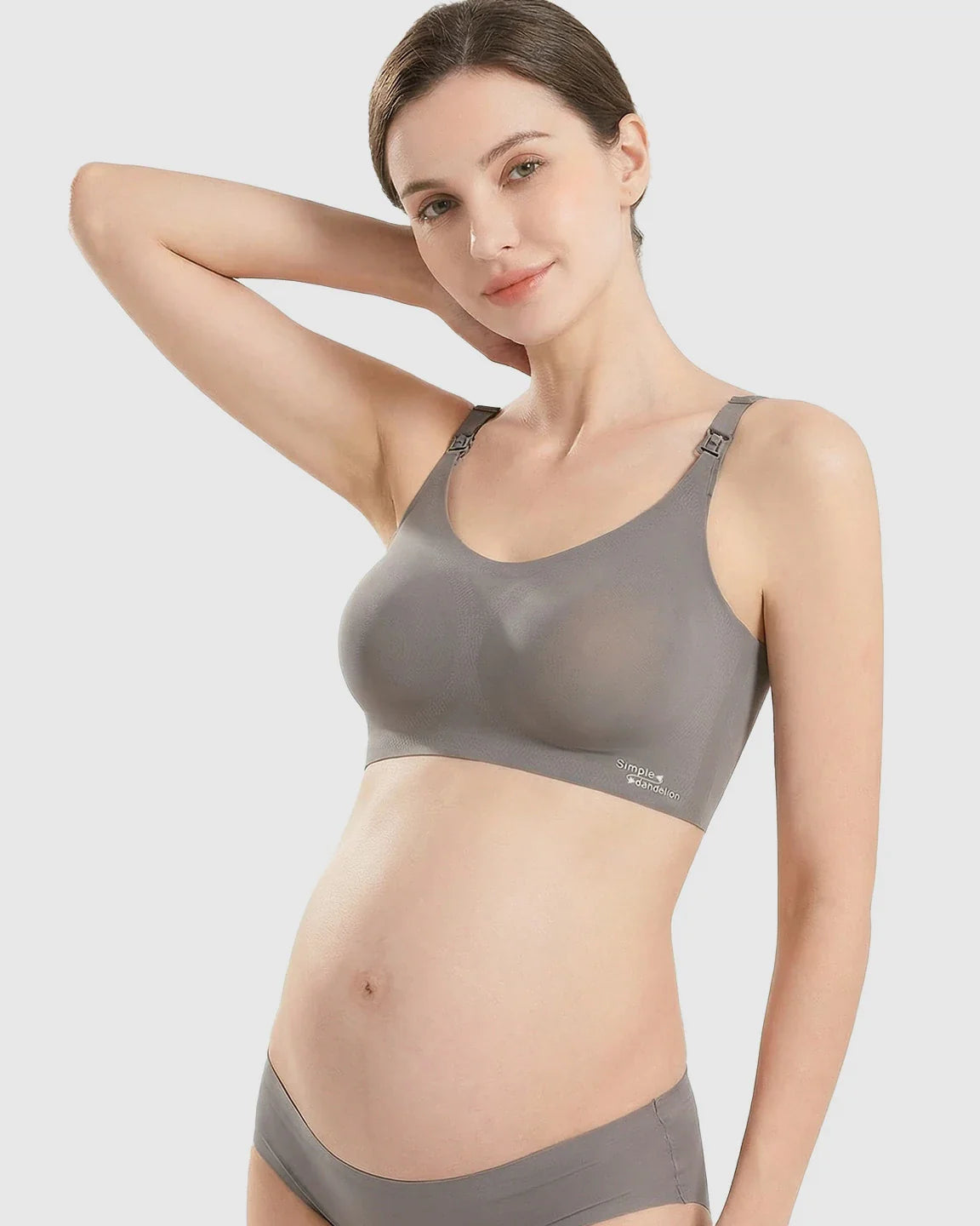 Bump Society – The Nursing Collection: Clip-Down Straps Contoured Nursing Bra