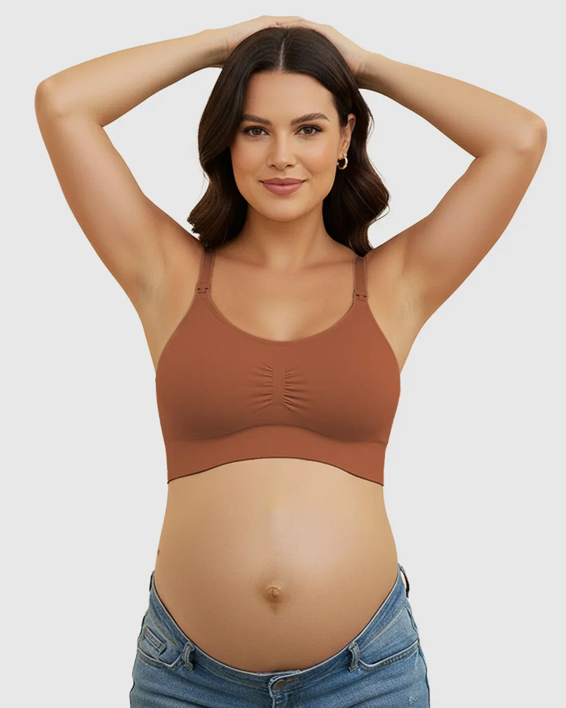 The Nursing Collection: Wireless Front-Closure Maternity Nursing Bra