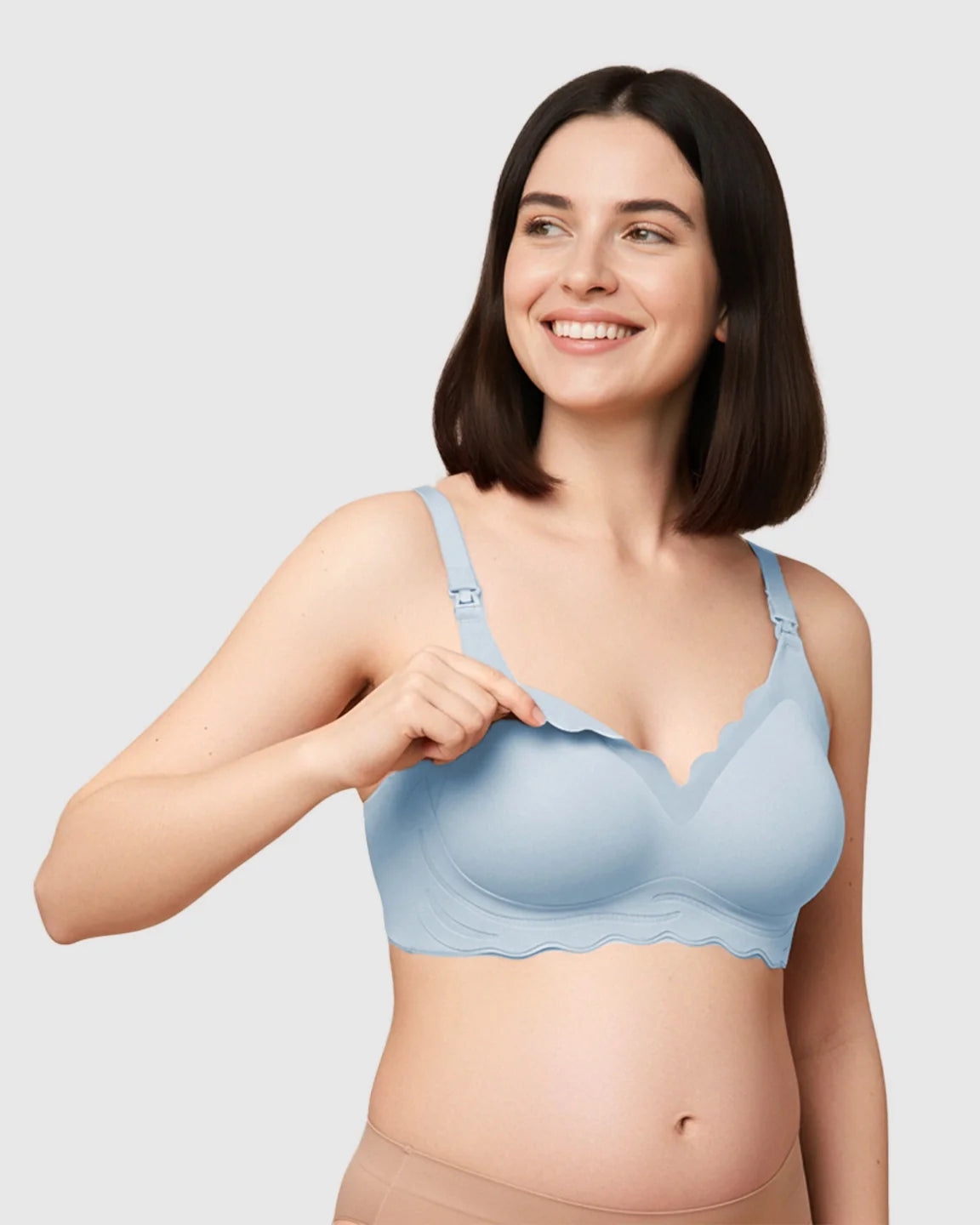 Bump Society – The Nursing Collection: Wireless Front Open Nursing Bra
