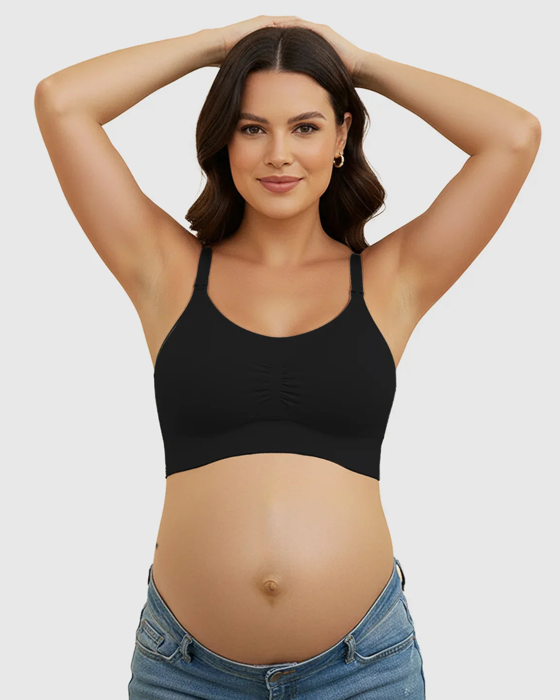 The Nursing Collection: Wireless Front-Closure Maternity Nursing Bra