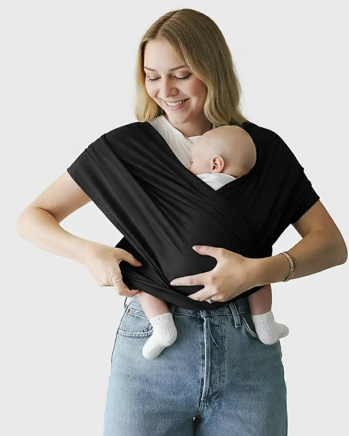 Bump Society – The Comfort Collection: Skin-to-Skin Adjustable Baby Wrap Carrier