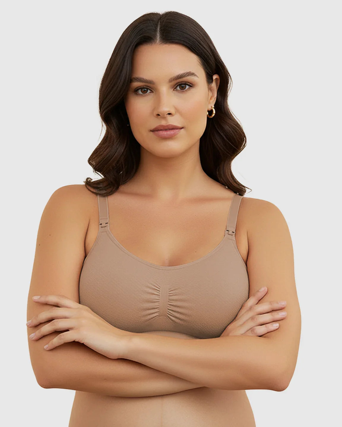 The Nursing Collection: Wireless Front-Closure Maternity Nursing Bra