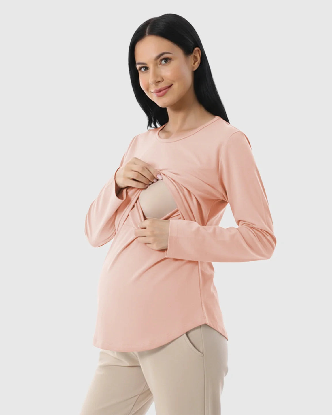 The Nursing Collection  Nursing Access Loose Fit Maternity & Nursing Top