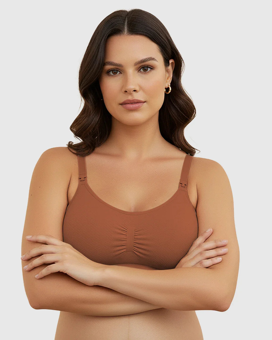 The Nursing Collection: Wireless Front-Closure Maternity Nursing Bra