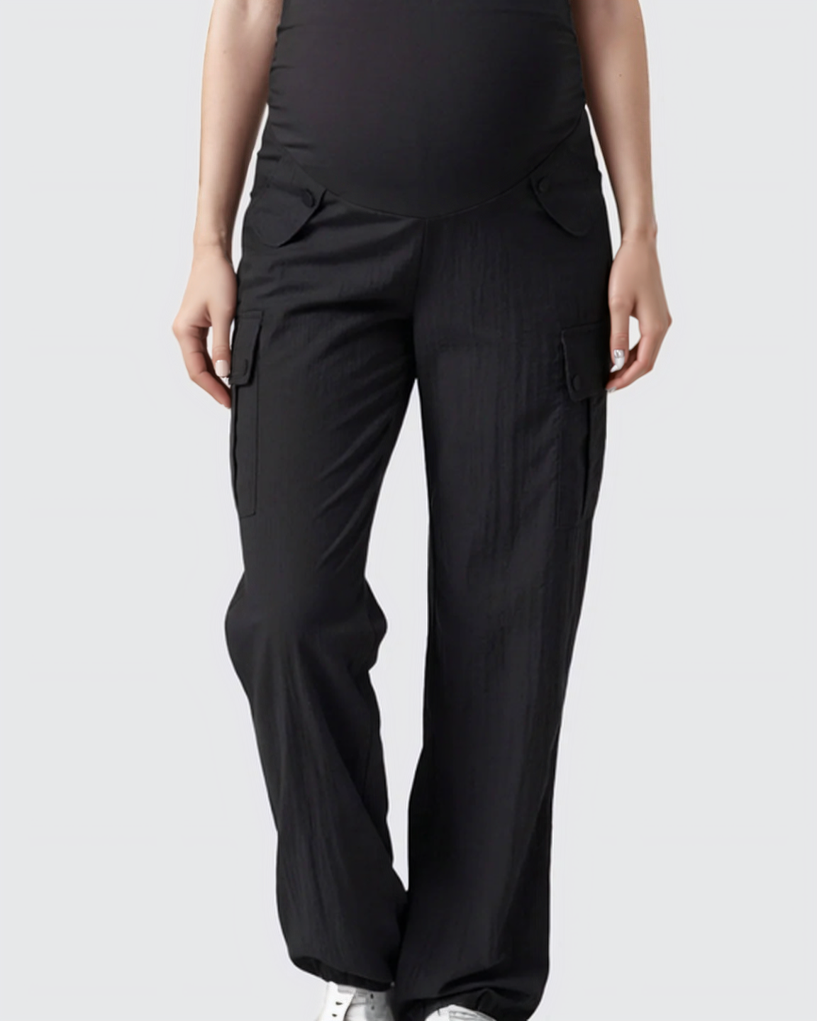 Bump Society – The Comfort Collection: Cooling Wide-Leg Cargo Maternity Pants