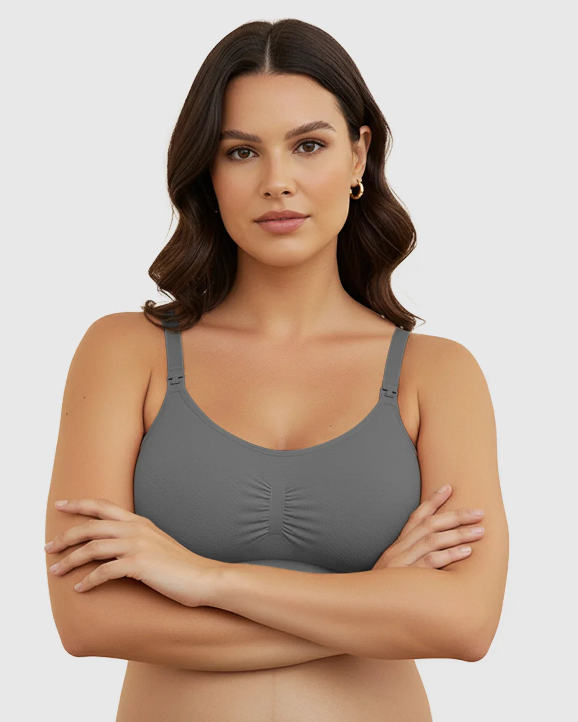 The Nursing Collection: Wireless Front-Closure Maternity Nursing Bra