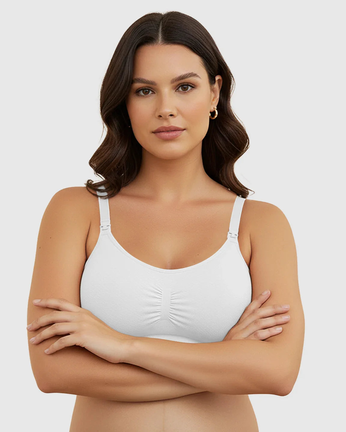 The Nursing Collection: Wireless Front-Closure Maternity Nursing Bra
