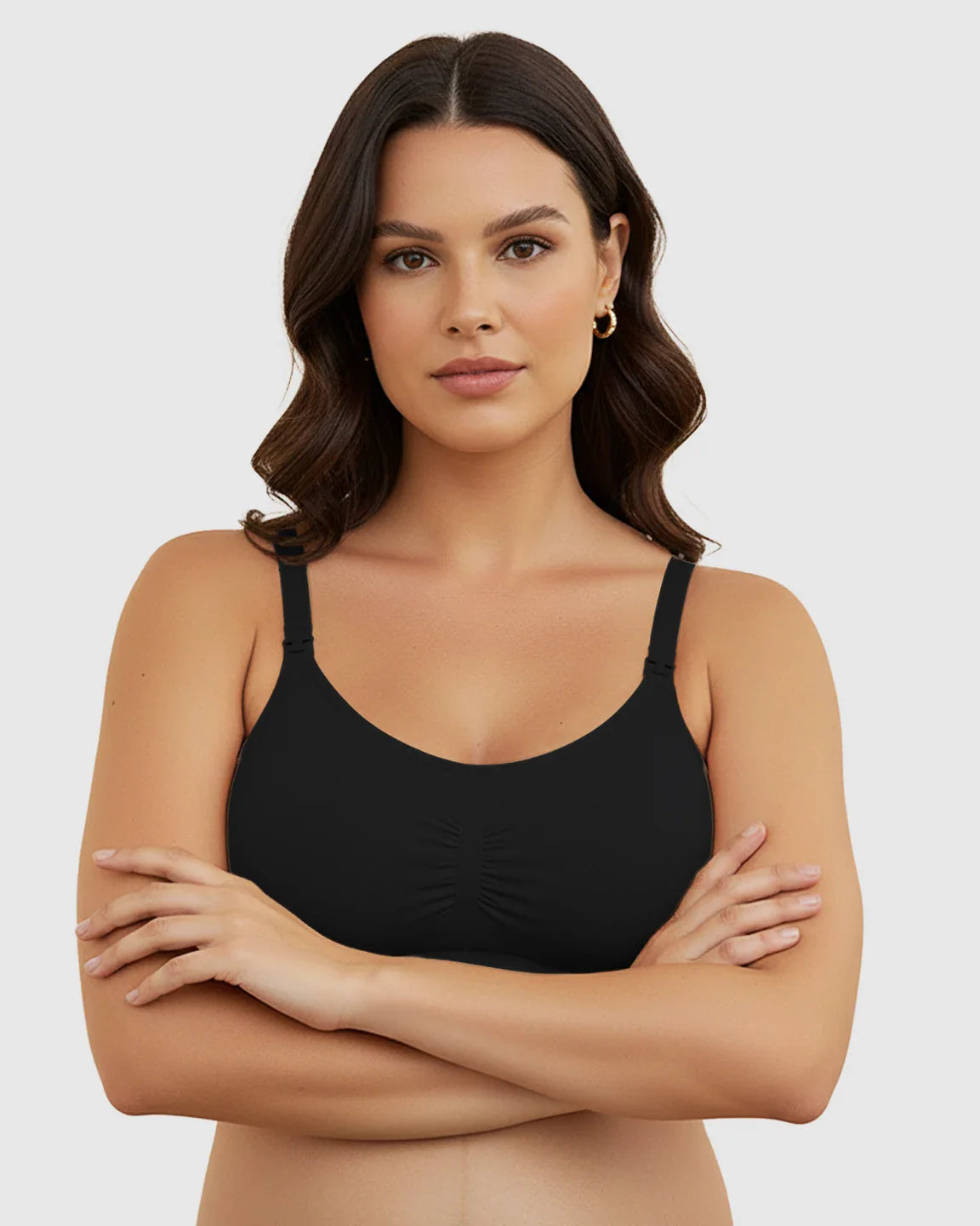The Nursing Collection: Wireless Front-Closure Maternity Nursing Bra