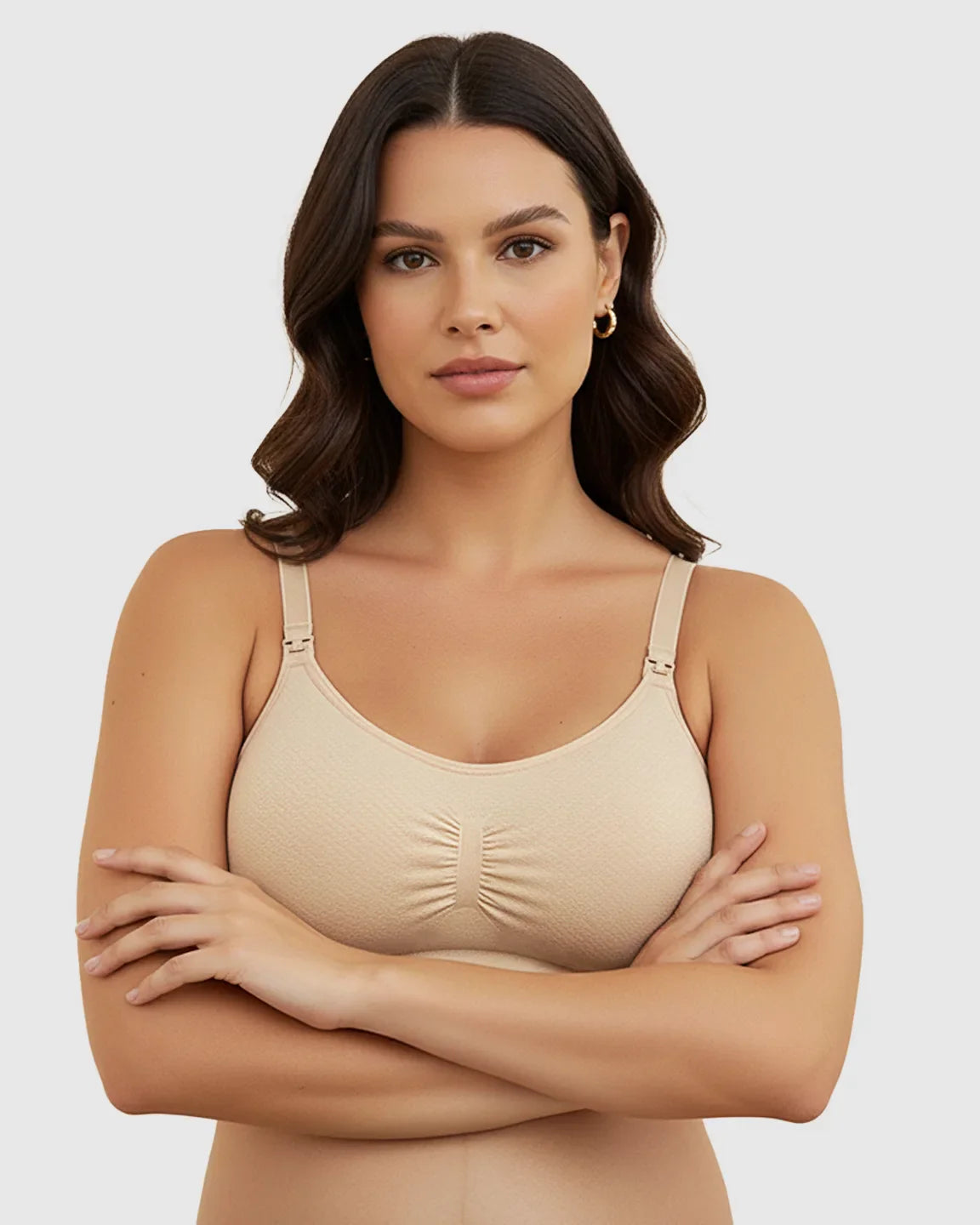 The Nursing Collection: Wireless Front-Closure Maternity Nursing Bra
