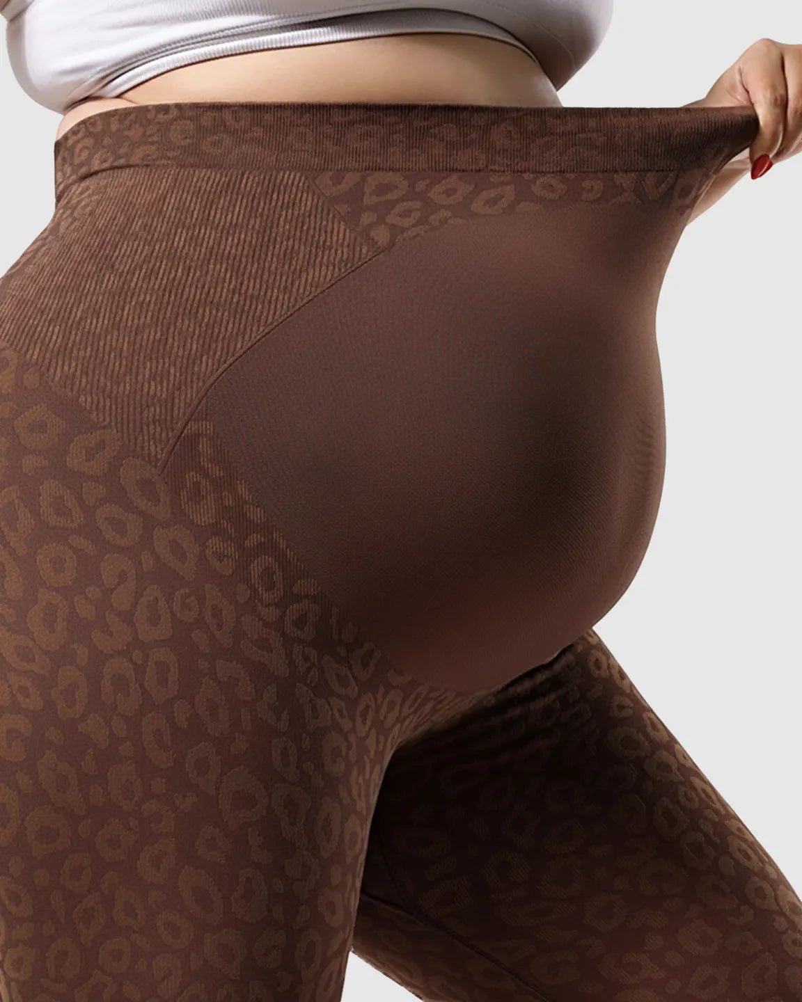Bump Society – The Comfort Collection: High-waisted Printed Maternity Leggings