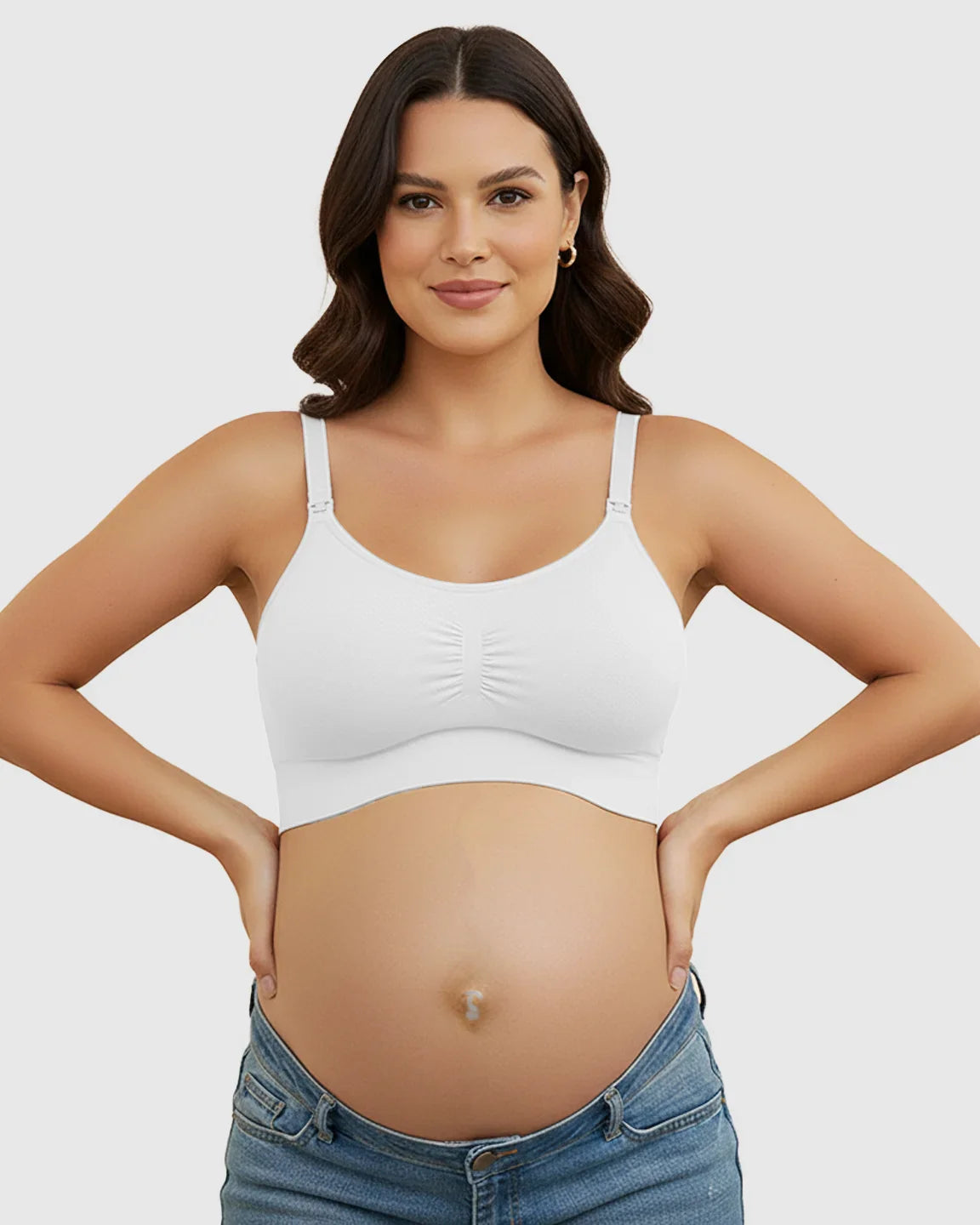 The Nursing Collection: Wireless Front-Closure Maternity Nursing Bra