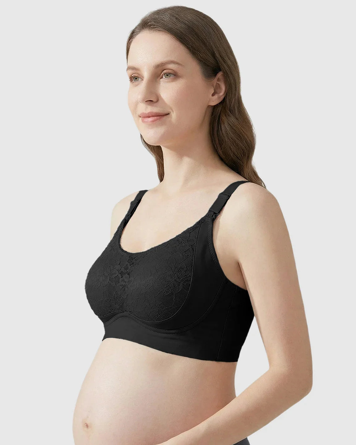 Bump Society – The Comfort Collection: One-Piece Lace Breastfeeding Bra