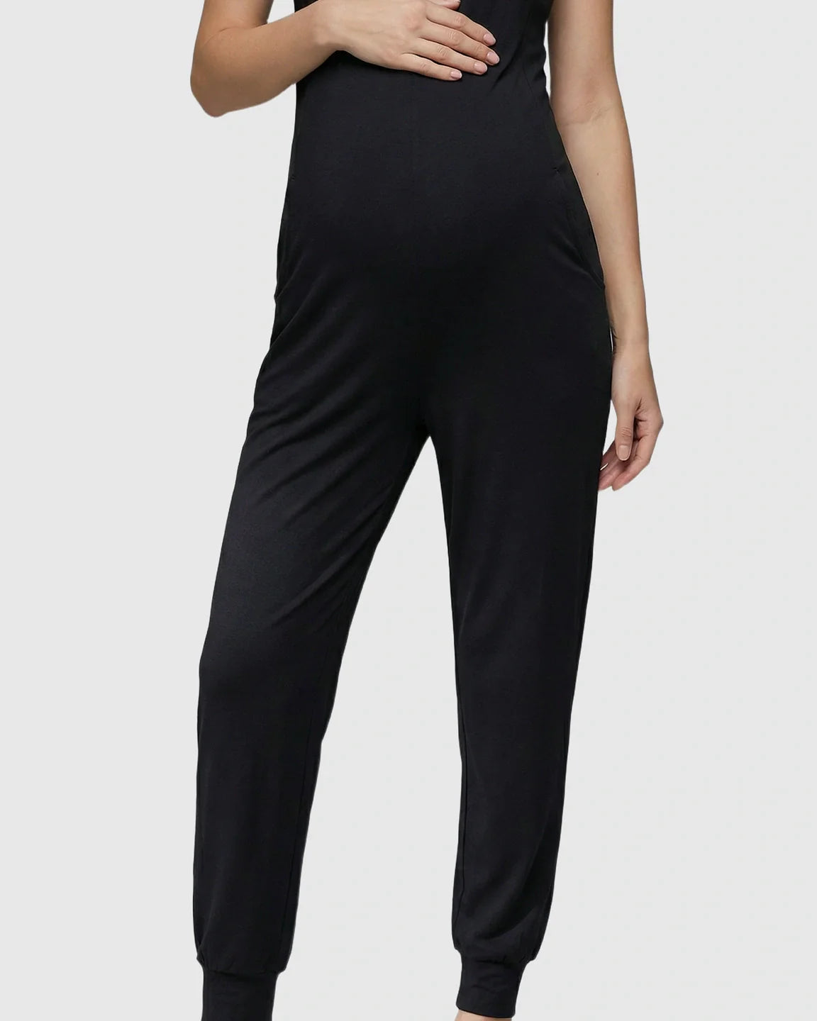 Bump Society – The Comfort Collection: Spaghetti Straps Everyday Maternity Jumpsuit