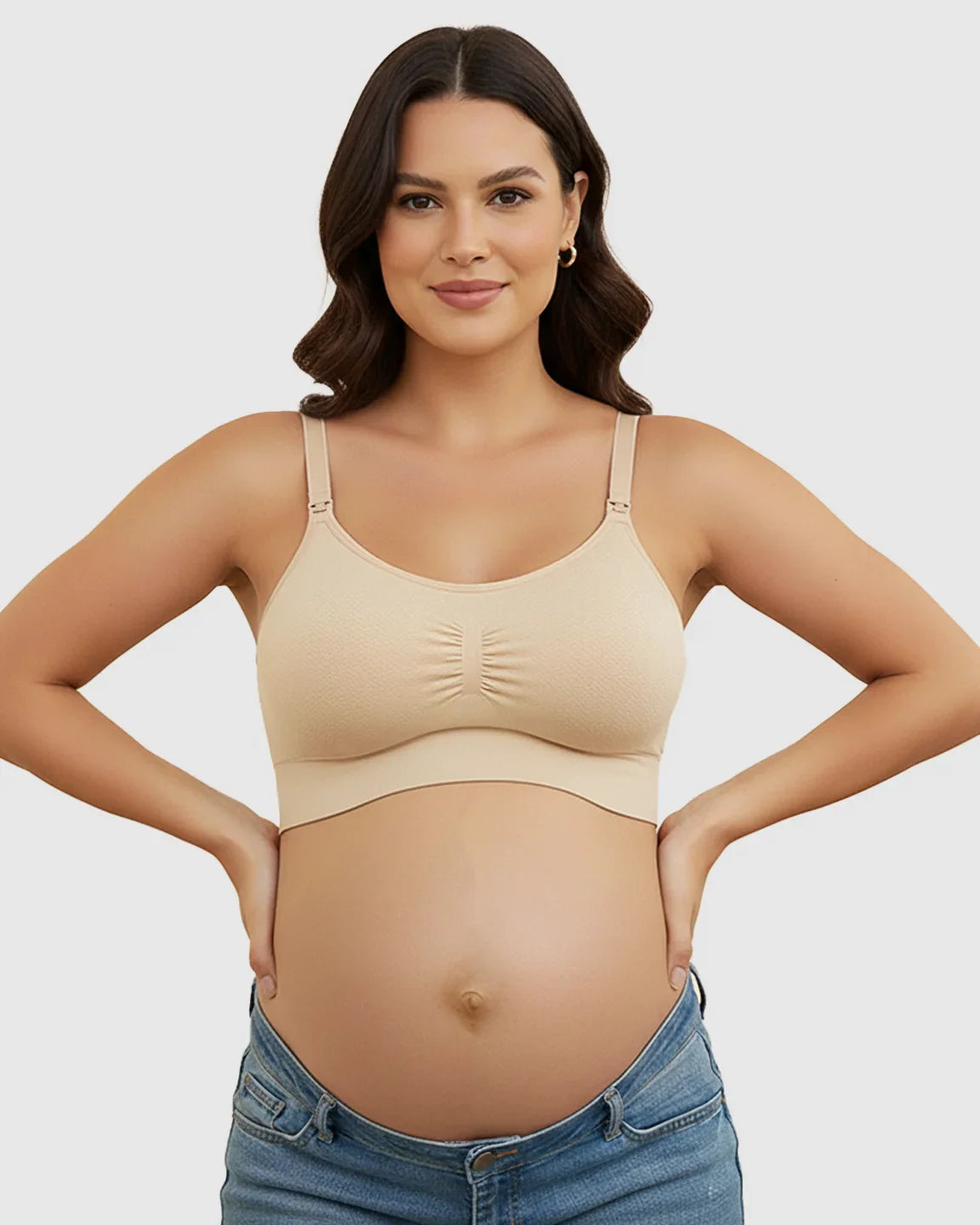 The Nursing Collection: Wireless Front-Closure Maternity Nursing Bra