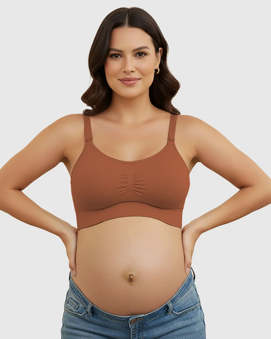 The Nursing Collection: Wireless Front-Closure Maternity Nursing Bra