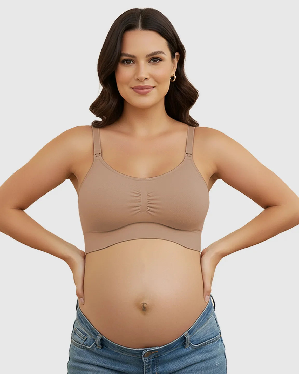 The Nursing Collection: Wireless Front-Closure Maternity Nursing Bra