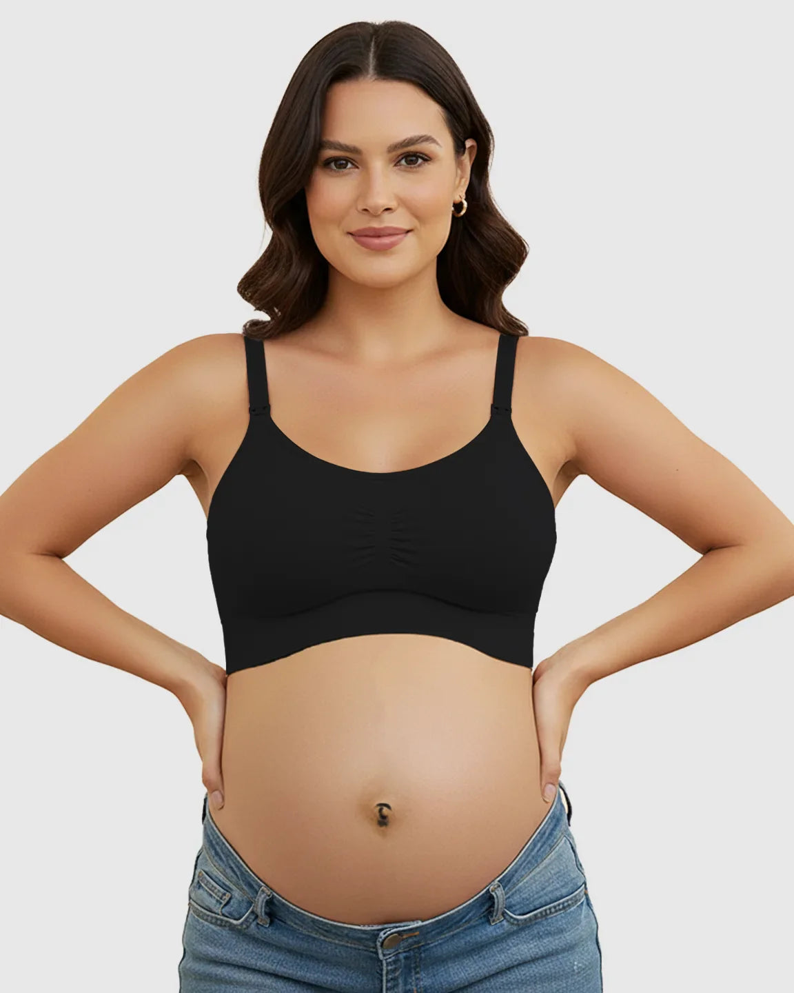 The Nursing Collection: Wireless Front-Closure Maternity Nursing Bra