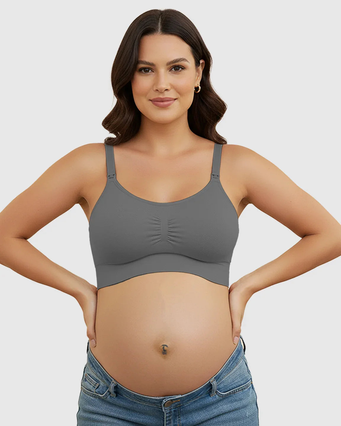 The Nursing Collection: Wireless Front-Closure Maternity Nursing Bra