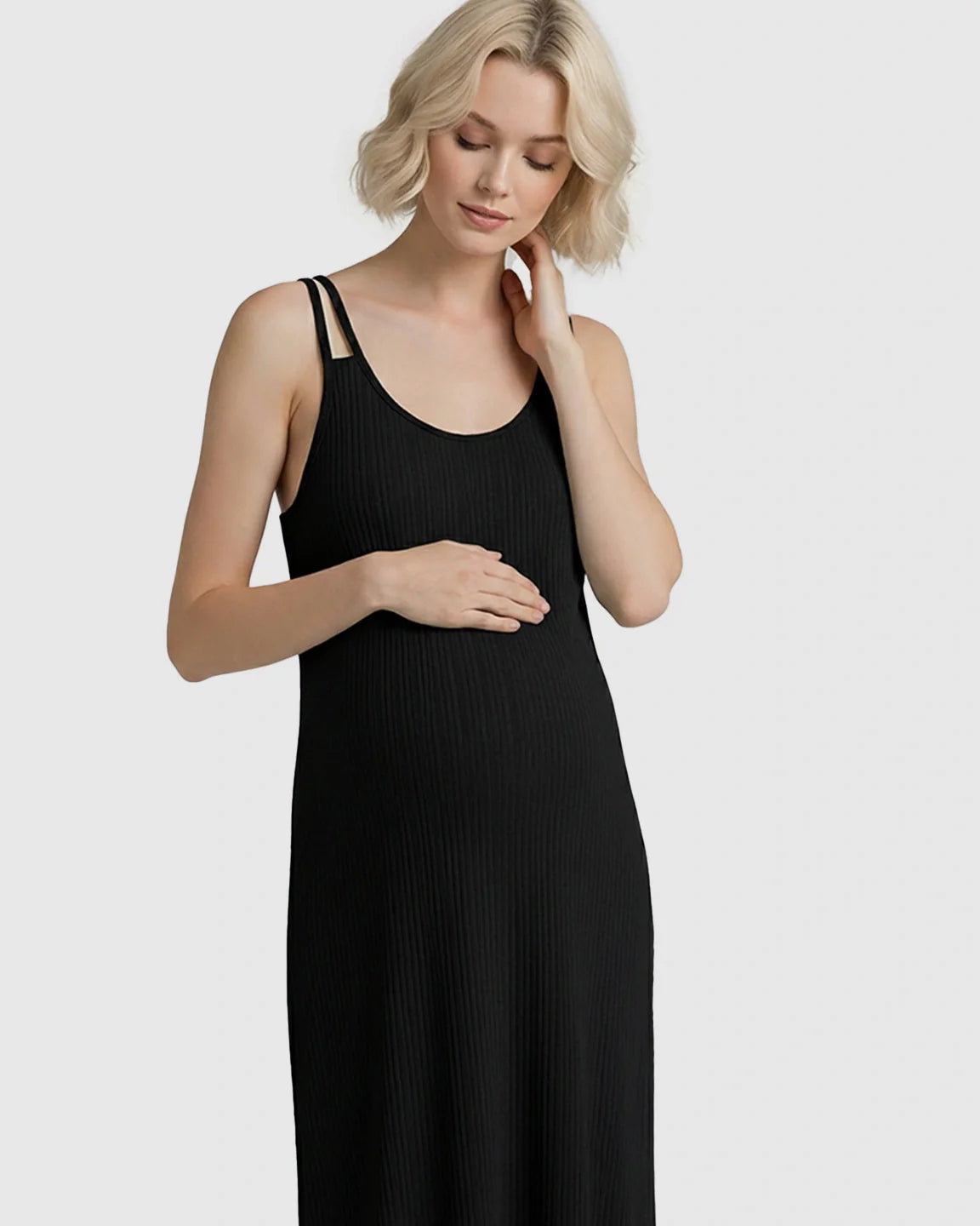 Bump Society – The Comfort Collection: Double Shoulder Straps Everyday Maternity Dress
