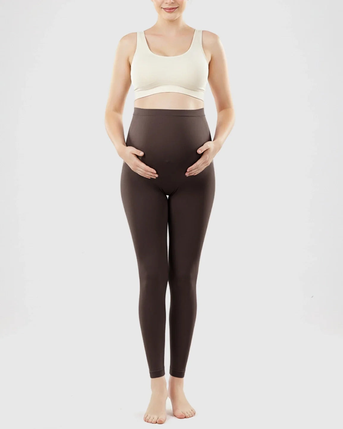 Bump Society – The Comfort Collection: Olivra Seamless High-Waist Maternity Leggings