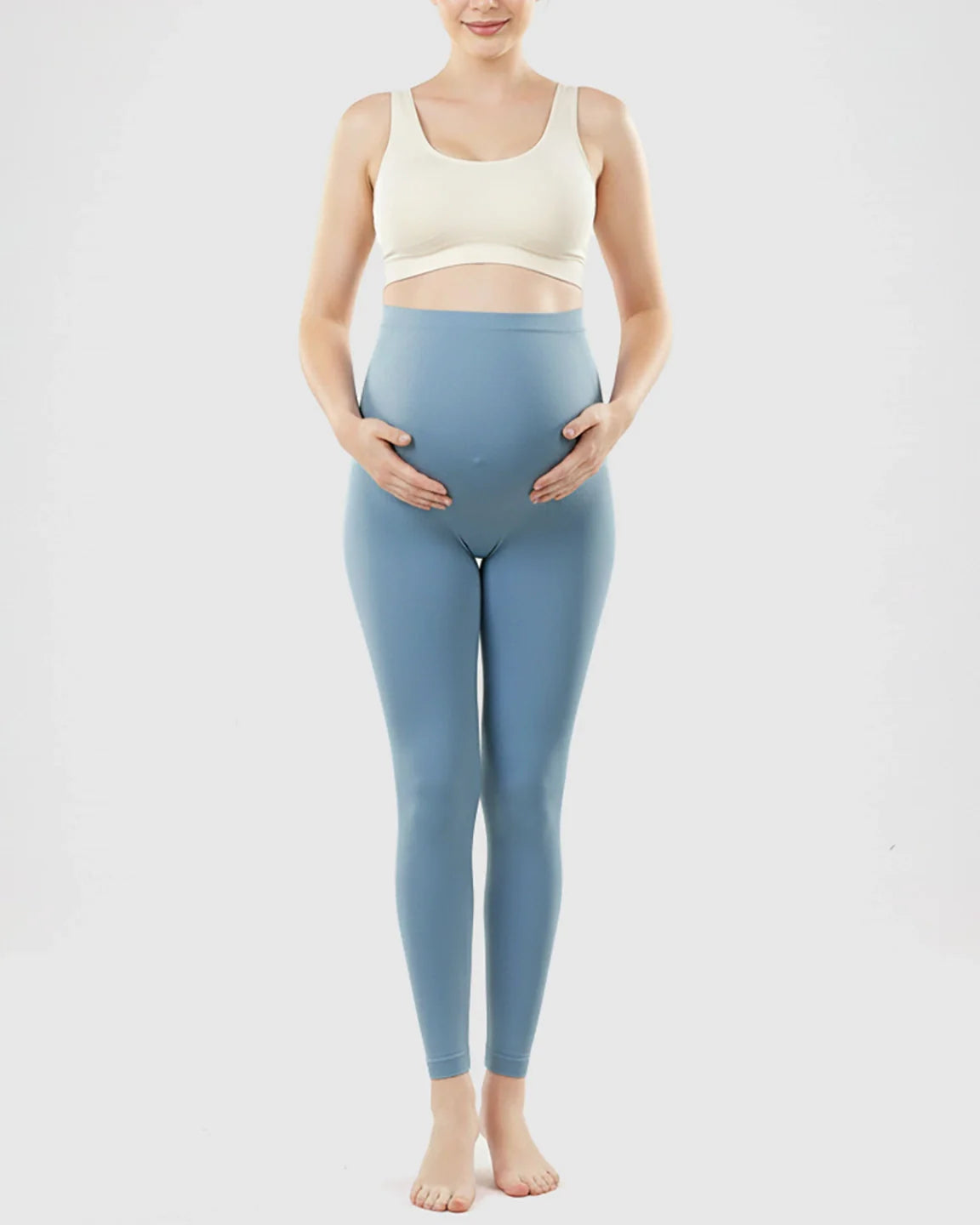 Bump Society – The Comfort Collection: Olivra Seamless High-Waist Maternity Leggings