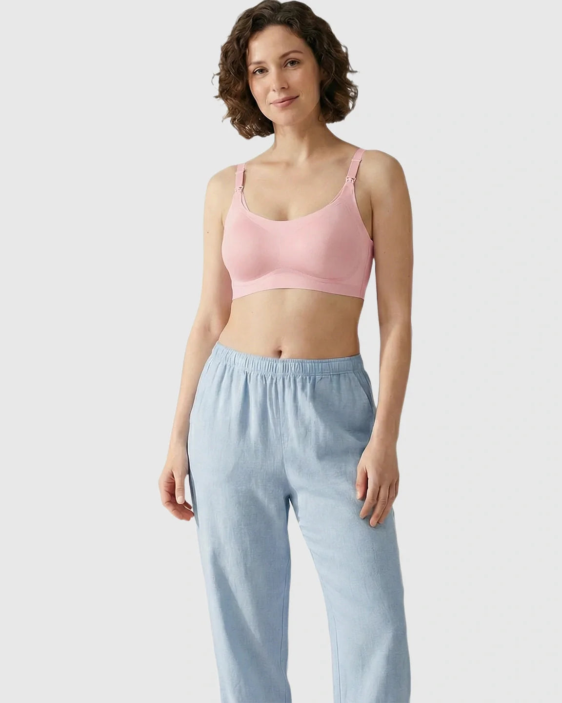 Bump Society – The Nursing Collection: Seamless Ice Silk Ultra-Thin Nursing Bra