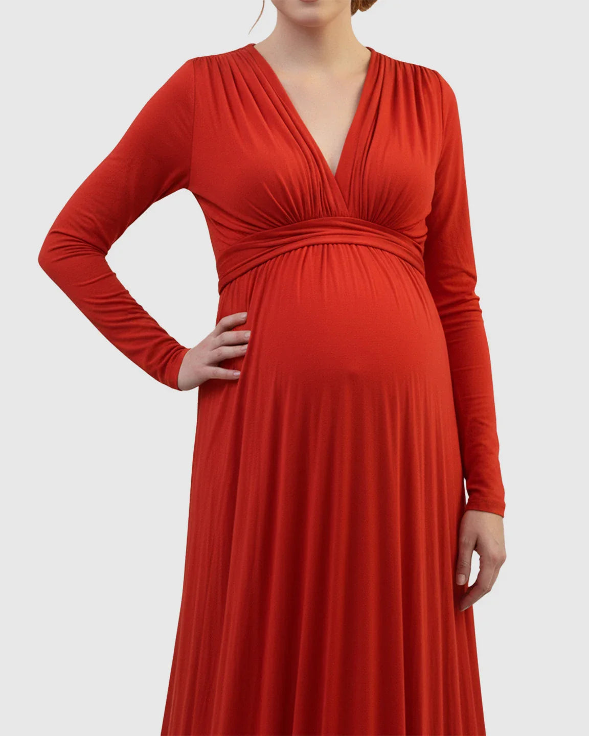 Bump Society – The Comfort Collection: Empire Waist Romantic Style Maternity Photography Gown