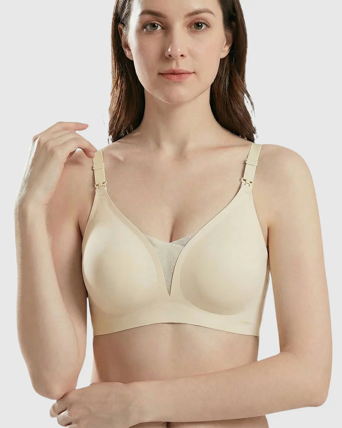 Bump Society – The Nursing Collection: One-Handed Anti-Sagging Supportive Nursing Bra