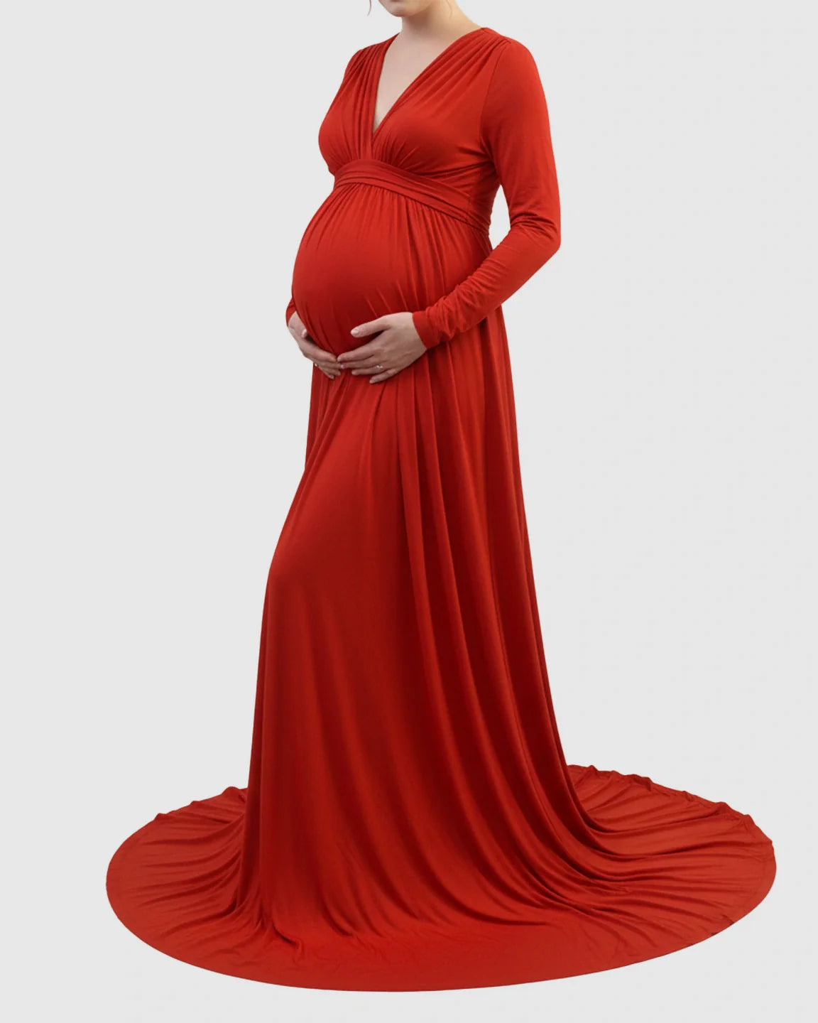 Bump Society – The Comfort Collection: Empire Waist Romantic Style Maternity Photography Gown