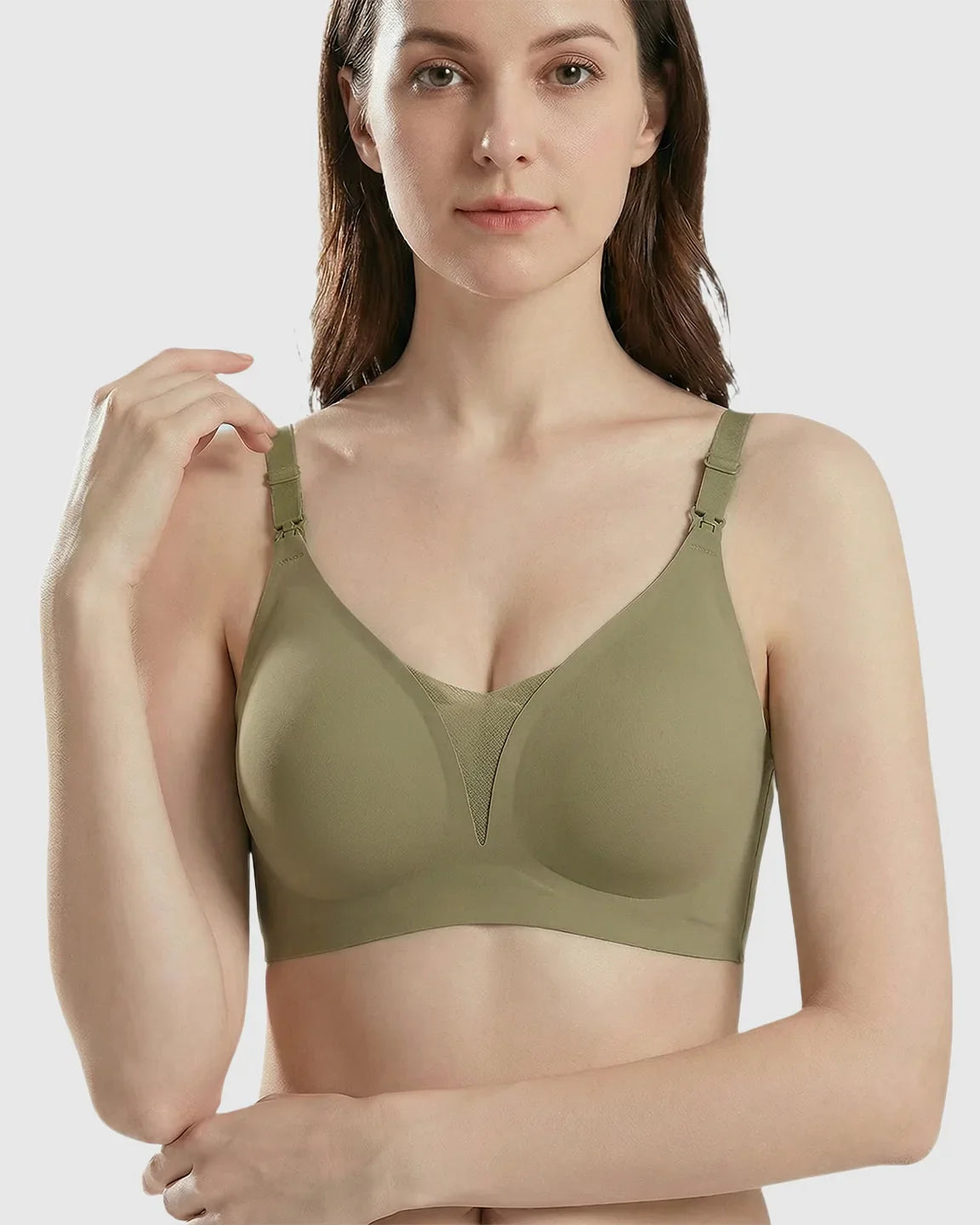 Bump Society – The Nursing Collection: One-Handed Anti-Sagging Supportive Nursing Bra