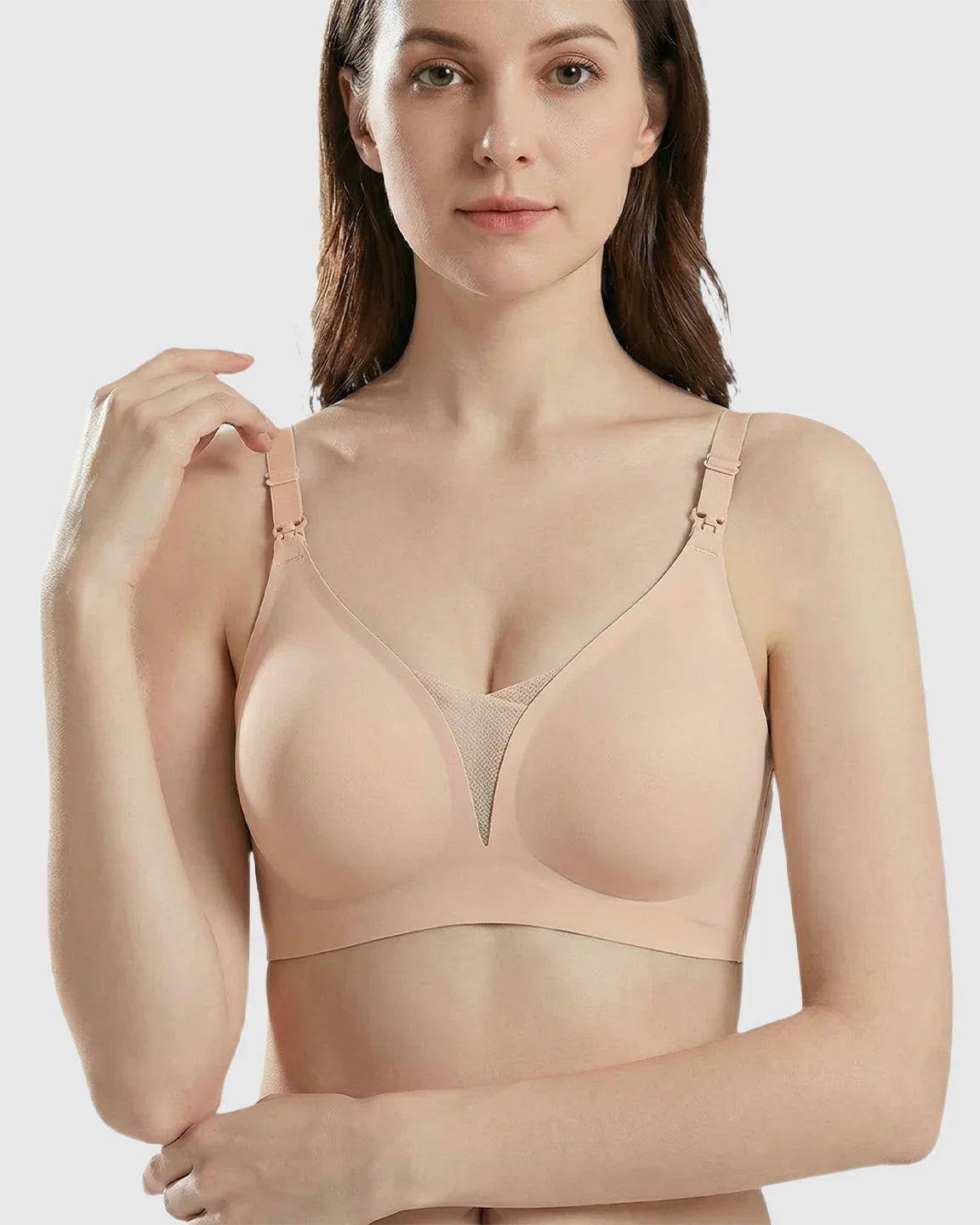 Bump Society – The Nursing Collection: One-Handed Anti-Sagging Supportive Nursing Bra