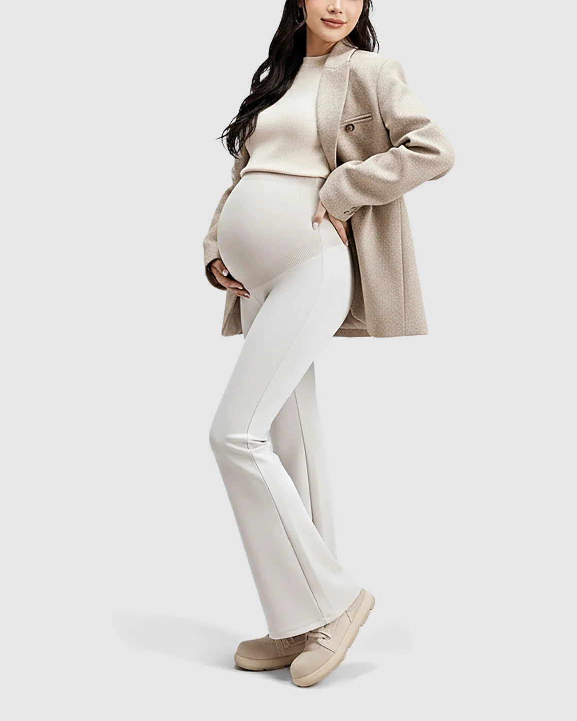 The Support Collection  High-Waist Belly Support Maternity Pants