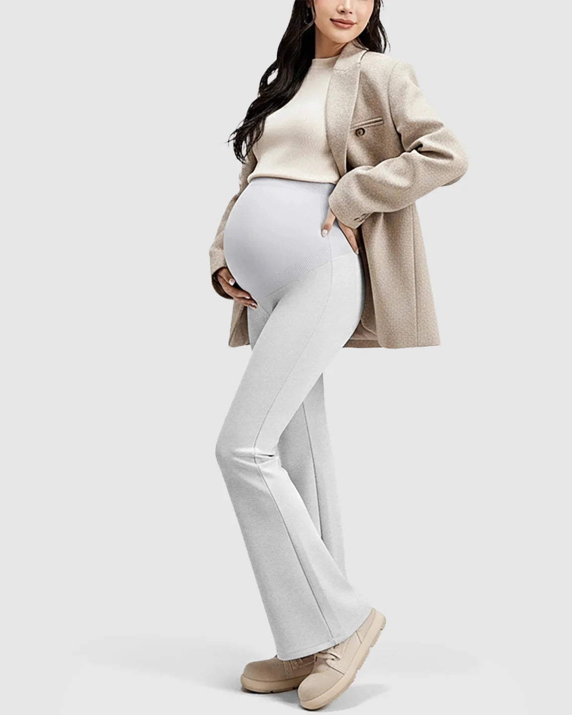 The Support Collection  High-Waist Belly Support Maternity Pants