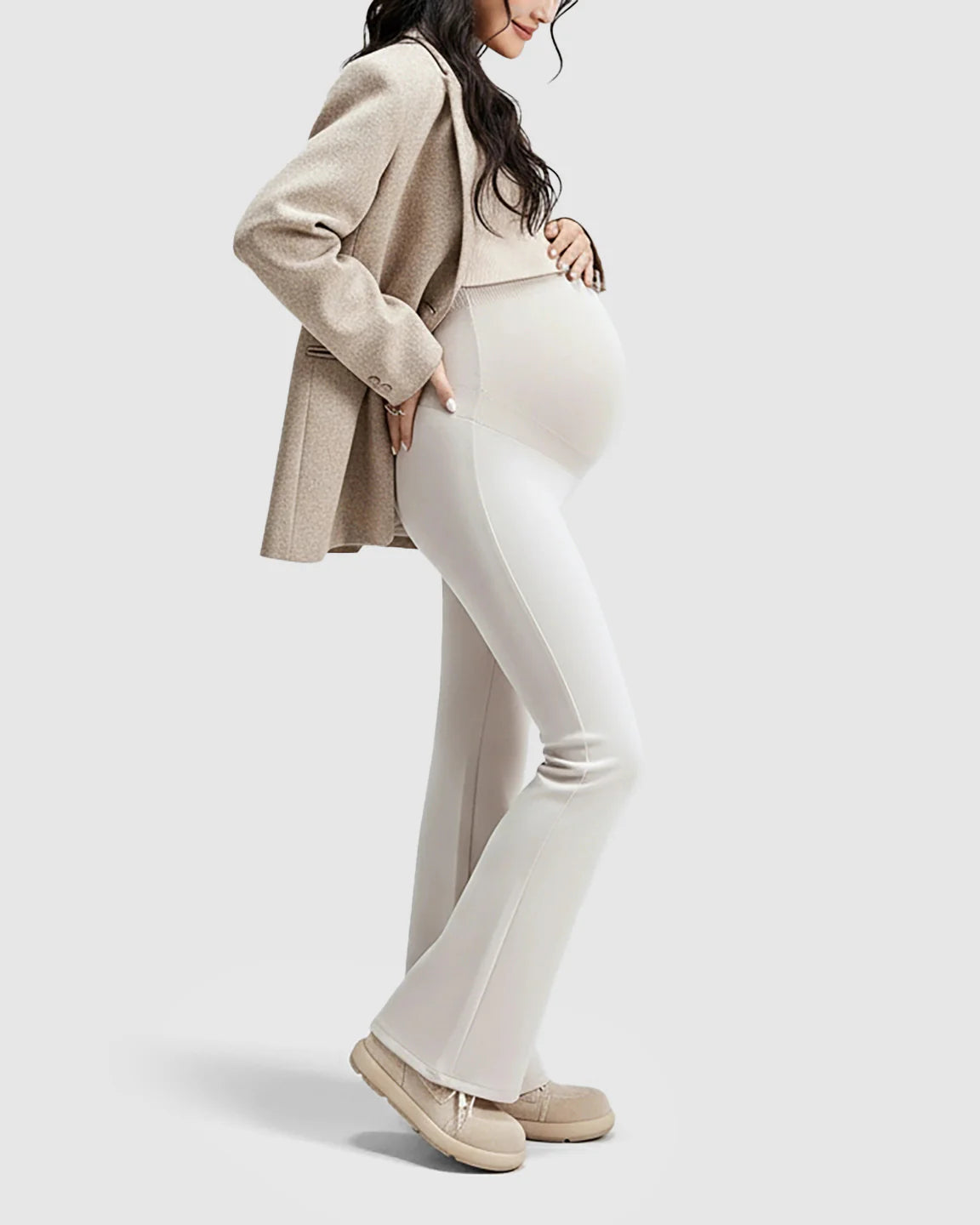 The Support Collection  High-Waist Belly Support Maternity Pants