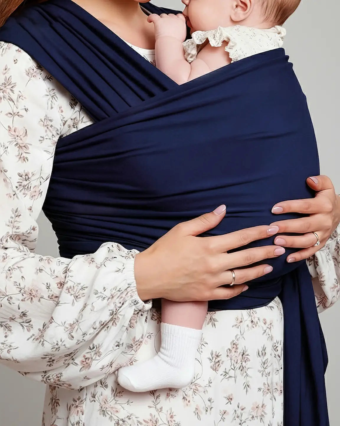 Bump Society – The Comfort Collection: Skin-to-Skin Adjustable Baby Wrap Carrier