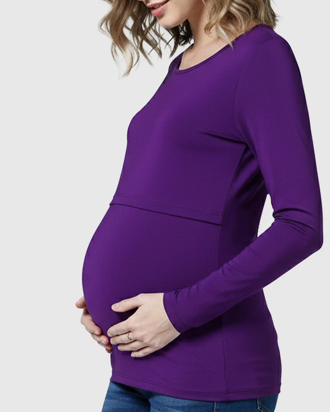 The Nursing Collection  Lift-Up Front Casual Maternity & Nursing Top