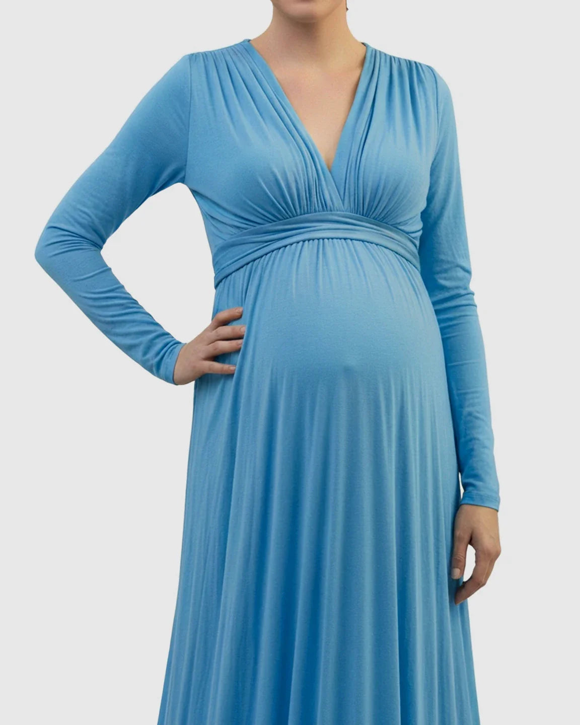 Bump Society – The Comfort Collection: Empire Waist Romantic Style Maternity Photography Gown