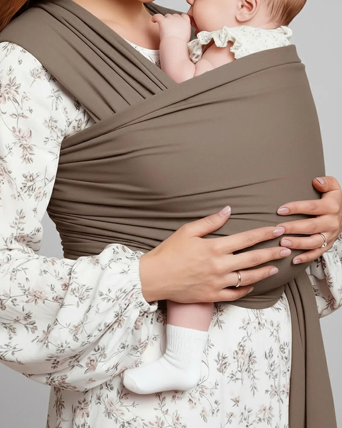 Bump Society – The Comfort Collection: Skin-to-Skin Adjustable Baby Wrap Carrier