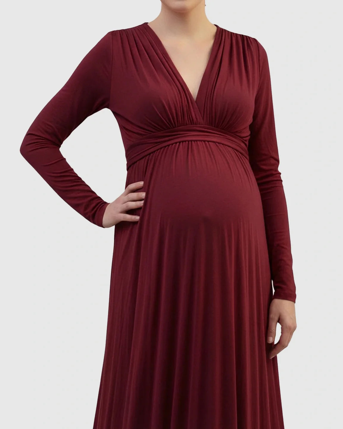 Bump Society – The Comfort Collection: Empire Waist Romantic Style Maternity Photography Gown