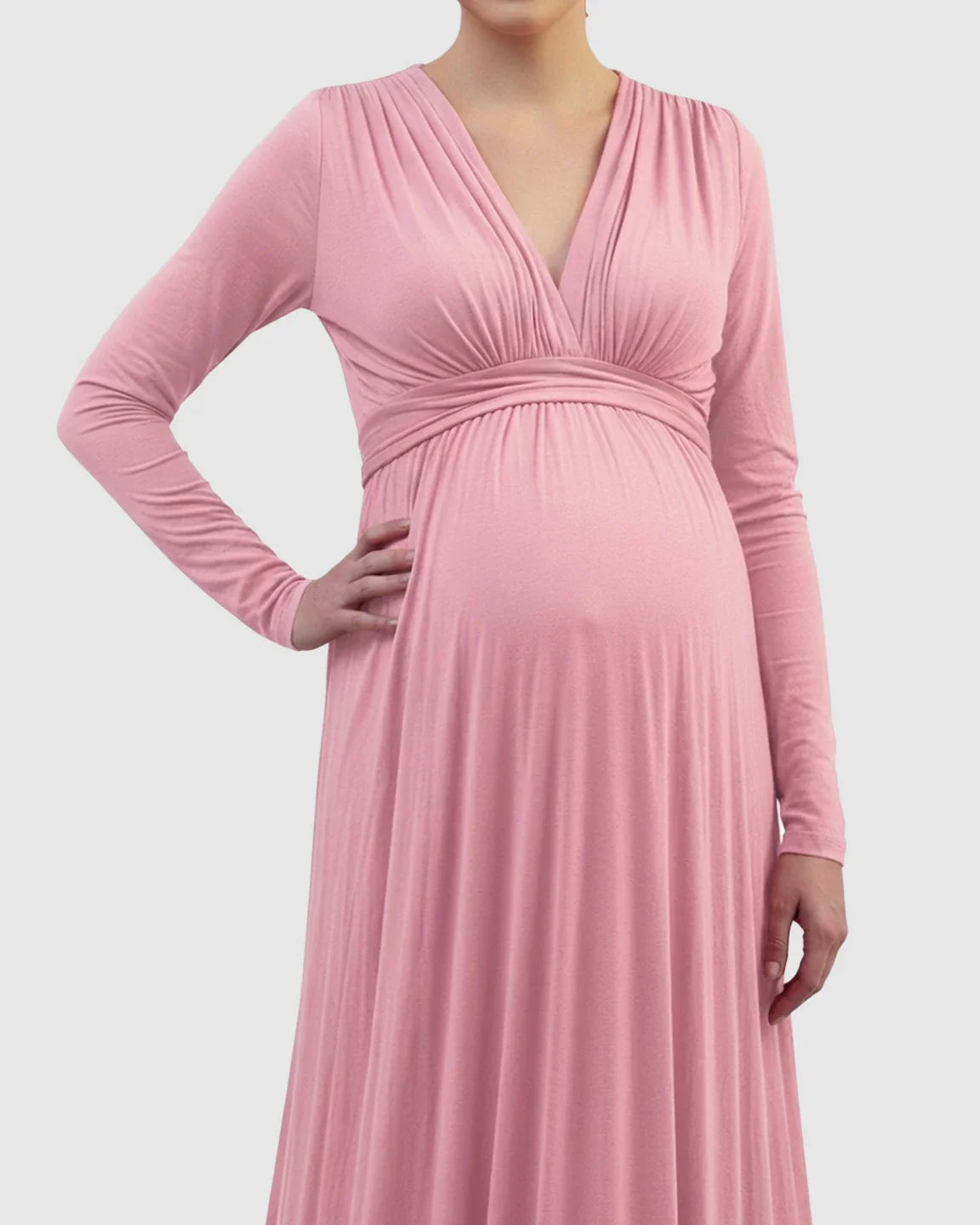 Bump Society – The Comfort Collection: Empire Waist Romantic Style Maternity Photography Gown